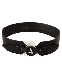 Thumbnail for CNC Costume National Fashion Belt with Silver Tone Buckle 85 cm Women