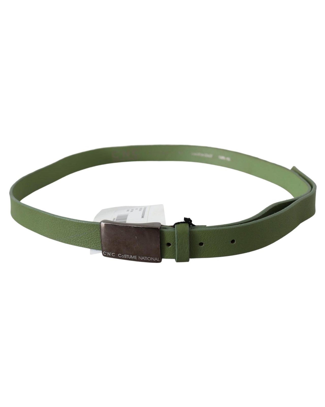 COSTUME NATIONAL Mens Green Leather Waist Belt 100 cm Men