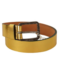 Thumbnail for Mens Genuine Leather Belt with Rustic Silver Buckle 100 cm Men