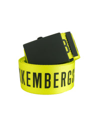 Thumbnail for Bikkenbergs Lime Yellow Belt with Clip Closure 90 cm Men