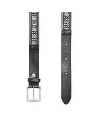 Thumbnail for Bikkembergs Mens Belt - Black Calfskin 105 cm Men