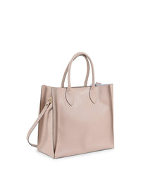 Thumbnail for Structured Italian Leather Tote Bag - One Size