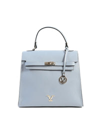 Thumbnail for Light Blue Leather Handbag - One Size