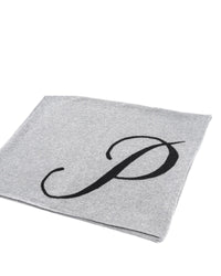 Thumbnail for Monogrammed Cashmere Letter Scarf - One Size