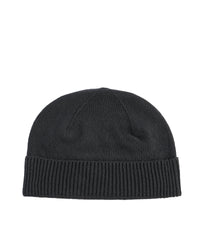 Thumbnail for Crown of Edinburgh Cashmere Women's Cashmere Womens Classic Beanie in Black - One Size