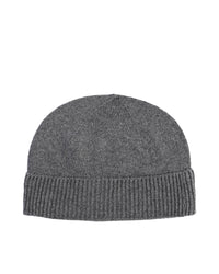 Thumbnail for Crown of Edinburgh Cashmere Women's Cashmere Womens Classic Beanie in Grey - One Size