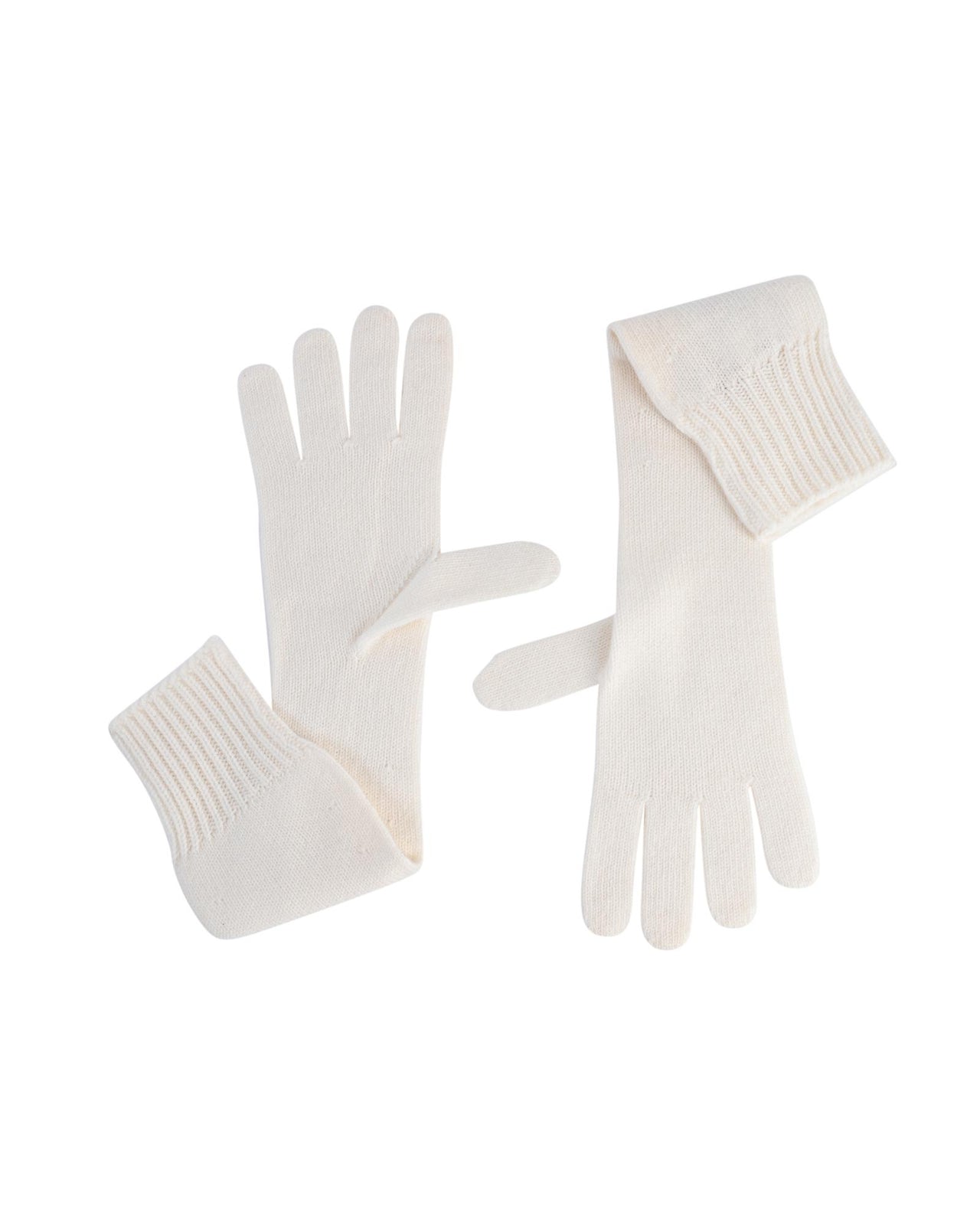 Luxury Cashmere Womens Long Gloves - M