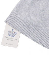 Thumbnail for Crown of Edinburgh Cashmere Women's Luxury Cashmere Womens Beanie Hat in Grigio Perla - One Size