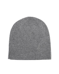 Thumbnail for Crown of Edinburgh Cashmere Women's Luxury Cashmere Womens Knit Beanie - COE 0046 in Smog - One Size