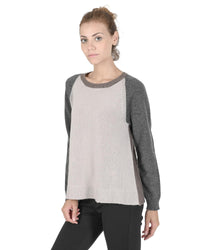 Thumbnail for Premium Cashmere Womens Round Neck Sweater - 40 EU