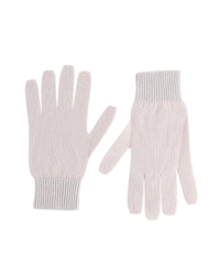 Thumbnail for Crown of Edinburgh Cashmere Women's Cashmere Womens Short Gloves in Biscotto - M