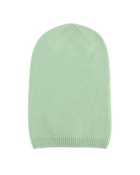 Thumbnail for Crown of Edinburgh Cashmere Women's Cashmere Womens Slouchy Beanie in Verde Chiaro - One Size