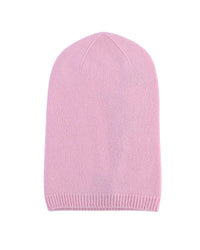 Thumbnail for Crown of Edinburgh Cashmere Women's Cashmere Womens Slouchy Beanie in Rose - One Size