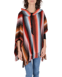 Thumbnail for Wool Blend Poncho - One Size