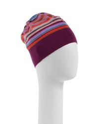 Thumbnail for Beanie with Wool and Cotton Blend - One Size