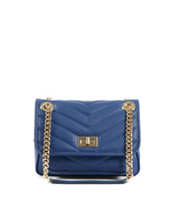 Thumbnail for V Italia by Versace 1969 abbigliamento sportivo srl Women's Blue Leather Handbag in Blue - One Size