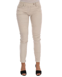 Thumbnail for Cropped Corduroy Pants with Logo Details 40 IT Women