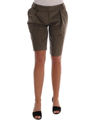 Thumbnail for 100% Authentic ERMANNO SCERVINO Logo Bermuda Shorts 40 IT Women