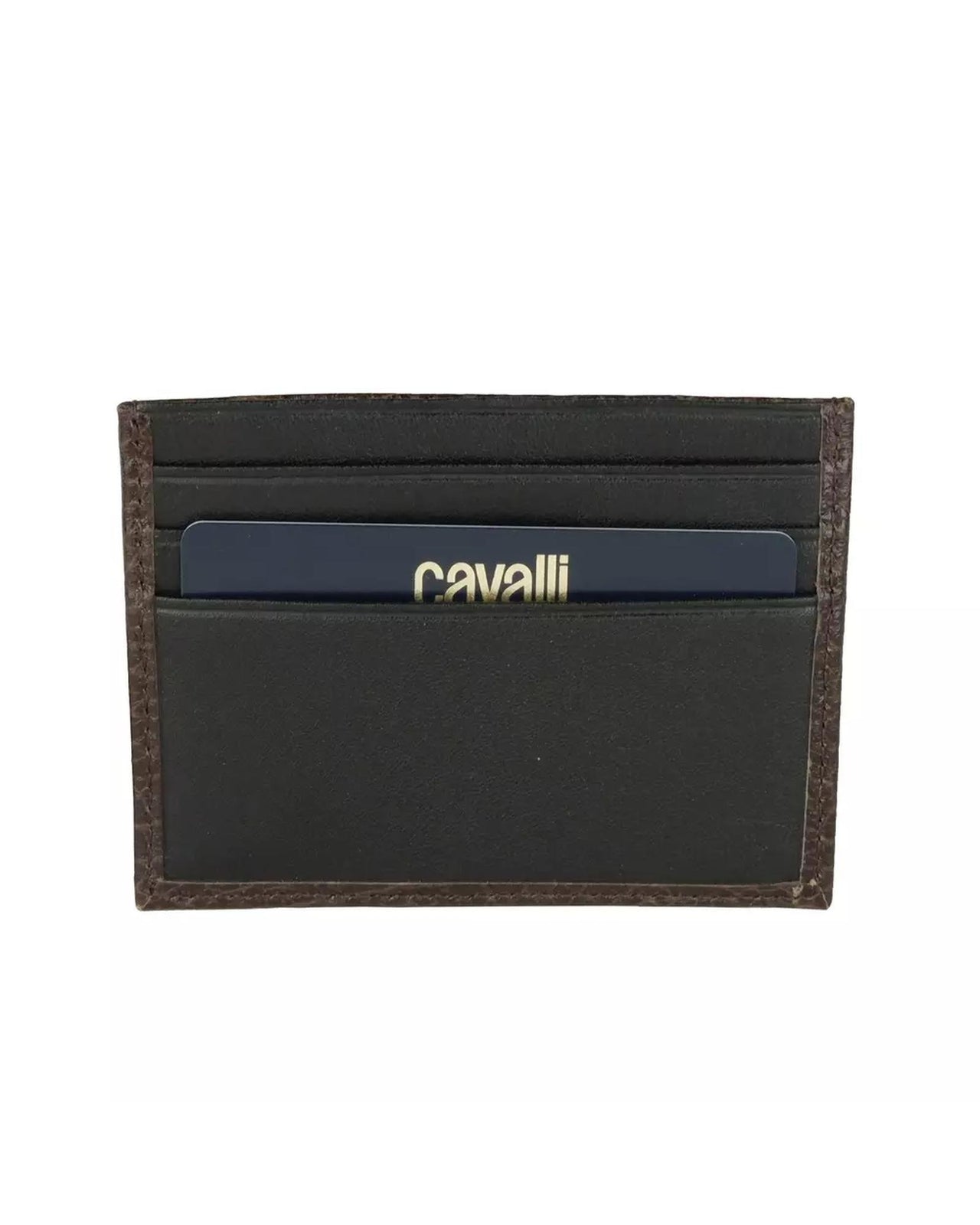 Cavalli Class Empire Calfskin Card Holder One Size Men