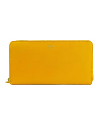 Thumbnail for Cavalli Class Yellow Zipped Purse One Size Women