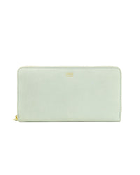 Thumbnail for Cavalli Class Grey Purse with Light Blue Shadows and Zip Closure One Size Women