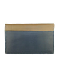 Thumbnail for Blue Leather Cavalli Class Wallet with Card Holder Inserts One Size Men