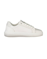 Thumbnail for Calvin Klein Women's White Polyester Sneaker - 39 EU