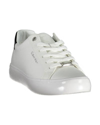 Thumbnail for Calvin Klein Women's White Nylon Sneaker - 39 EU