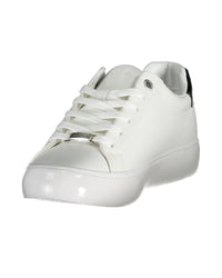 Thumbnail for Calvin Klein Women's White Nylon Sneaker - 39 EU