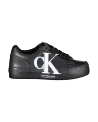 Thumbnail for Calvin Klein Women's Black Polyester Sneaker - 40 EU