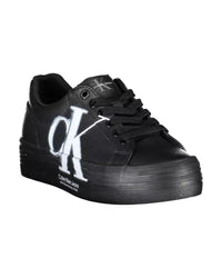 Thumbnail for Calvin Klein Women's Black Polyester Sneaker - 41 EU