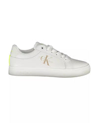 Thumbnail for Calvin Klein Women's White Polyester Sneaker - 38 EU