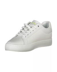 Thumbnail for Calvin Klein Women's White Polyester Sneaker - 38 EU