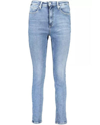Thumbnail for Calvin Klein Women's Light Blue Cotton Jeans & Pant - W26/L30 US