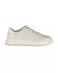 Thumbnail for Calvin Klein Women's Beige Polyester Sneaker - 38 EU