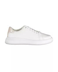 Thumbnail for Calvin Klein Women's White Polyester Sneaker - 38 EU