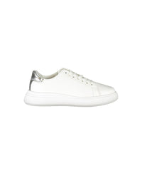Thumbnail for Calvin Klein Women's White Polyester Sneaker - 41 EU