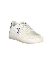 Thumbnail for Calvin Klein Women's White Polyester Sneaker - 37 EU