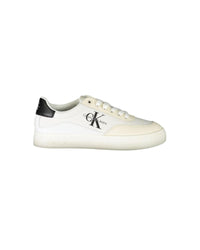 Thumbnail for Calvin Klein Women's White Polyester Sneaker - 40 EU