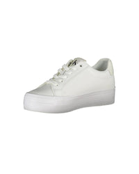 Thumbnail for Calvin Klein Women's White Polyester Sneaker - 38 EU