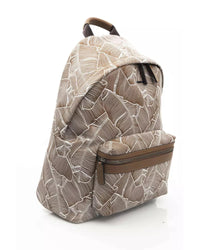 Thumbnail for Logo-Embellished Zip Closure Backpack with Front Pocket and Internal Compartments One Size Men