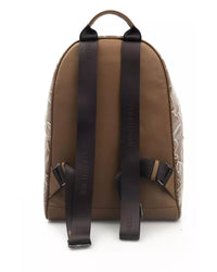 Thumbnail for Logo-Embellished Zip Closure Backpack with Front Pocket and Internal Compartments One Size Men