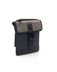 Thumbnail for Logo Metal Snap Closure Bag with Internal Compartments and Front Pocket One Size Men