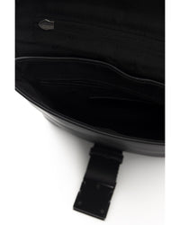 Thumbnail for Logo Metal Snap Closure Bag with Internal Compartments and Front Pocket One Size Men