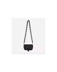 Thumbnail for Black Eyelike Bag with Magnetic Closure and Chain Straps One Size Women
