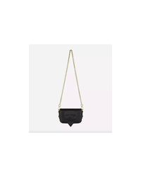 Thumbnail for Black Eyelike Bag with Magnetic Closure and Chain Straps One Size Women