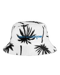 Thumbnail for Comme des Fuckdown Fisherman Hat with Palm Print and Embroidered Logo One Size Women