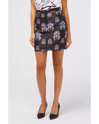 Thumbnail for Button Closure Oriental Fantasy Skirt with Pockets W40 US Women