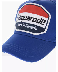 Thumbnail for Dsquared2 Visor Cap with Logo Patch and Adjustable Fit One Size Men