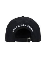 Thumbnail for Black Cap with Embroidered Logo by Dsquared2 One Size Men